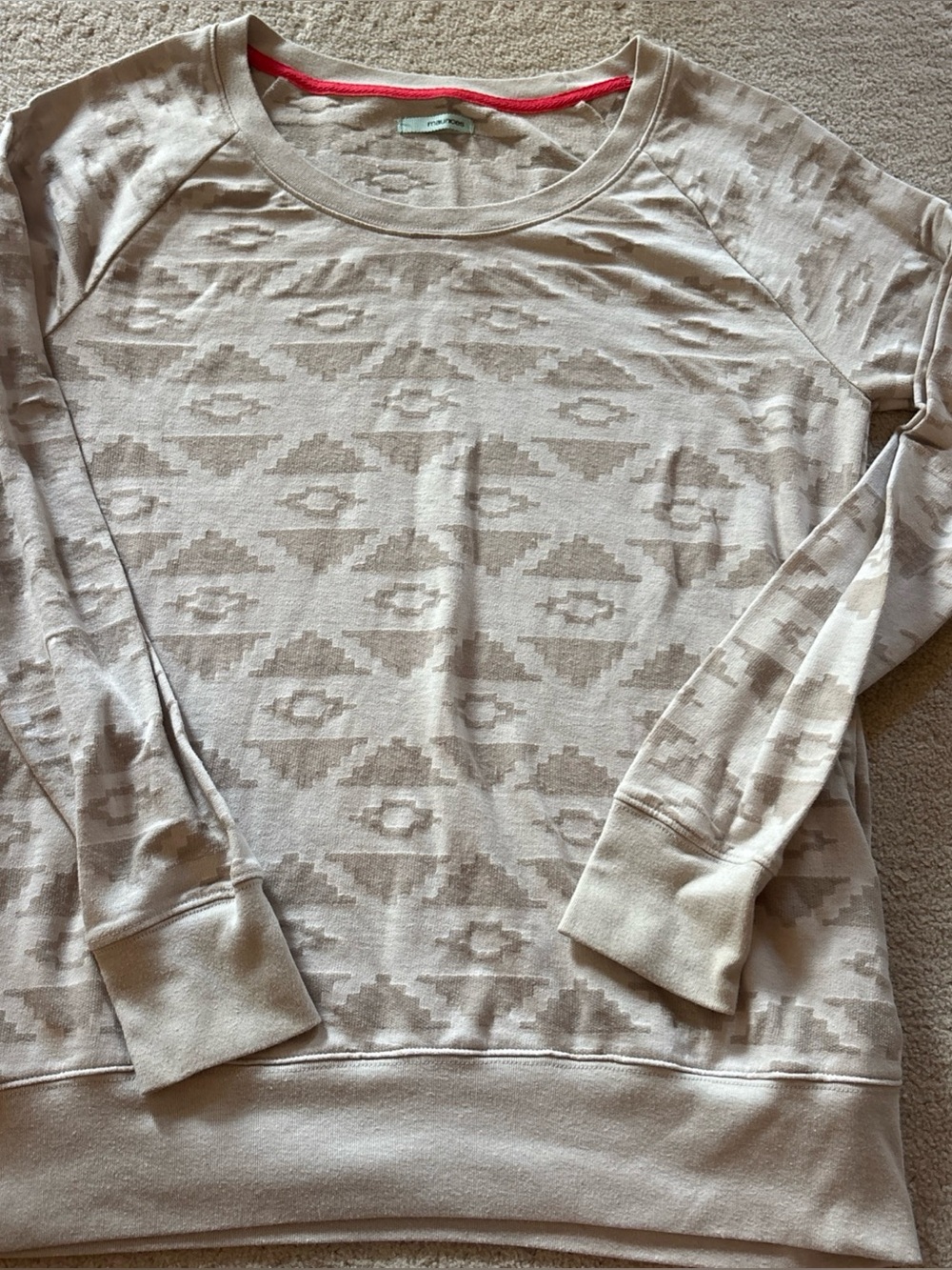 Maurice’s Medium Aztec print sweatshirt